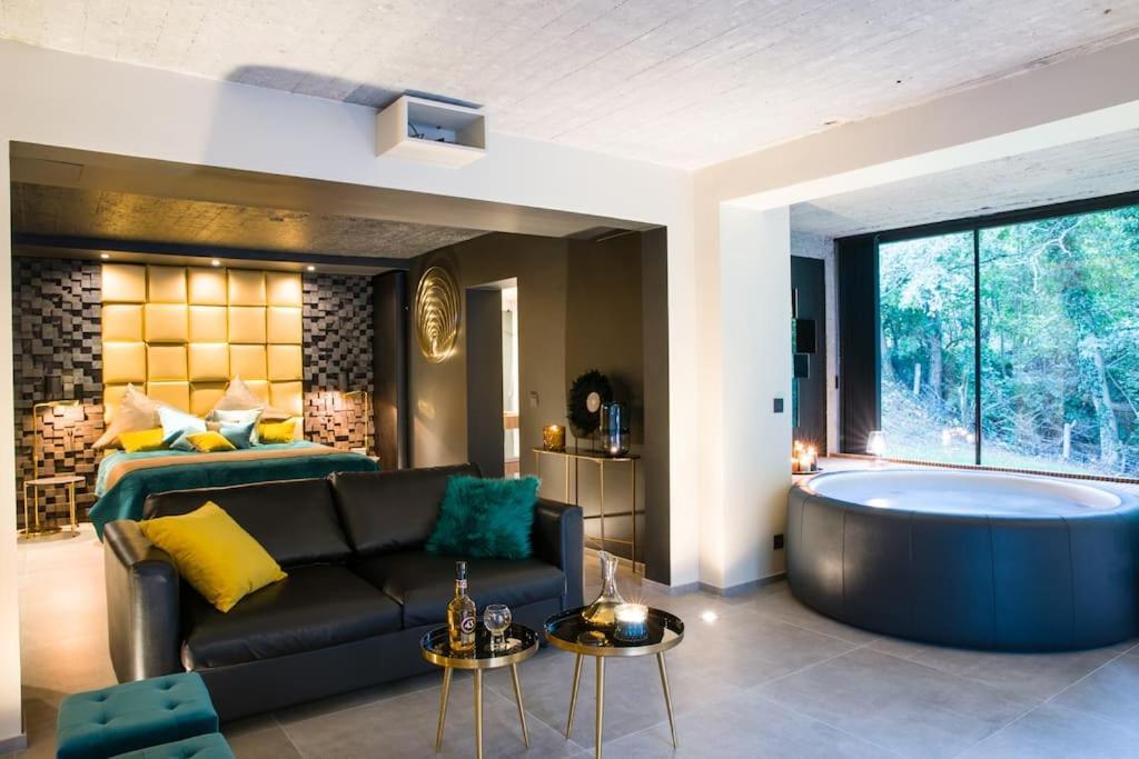 Buenas Noches Villa Standing Piscine & Wellness Boncelles Extérieur photo