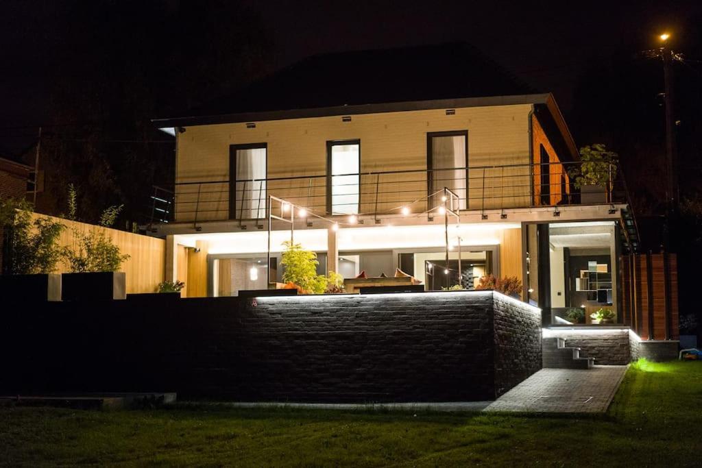 Buenas Noches Villa Standing Piscine & Wellness Boncelles Extérieur photo